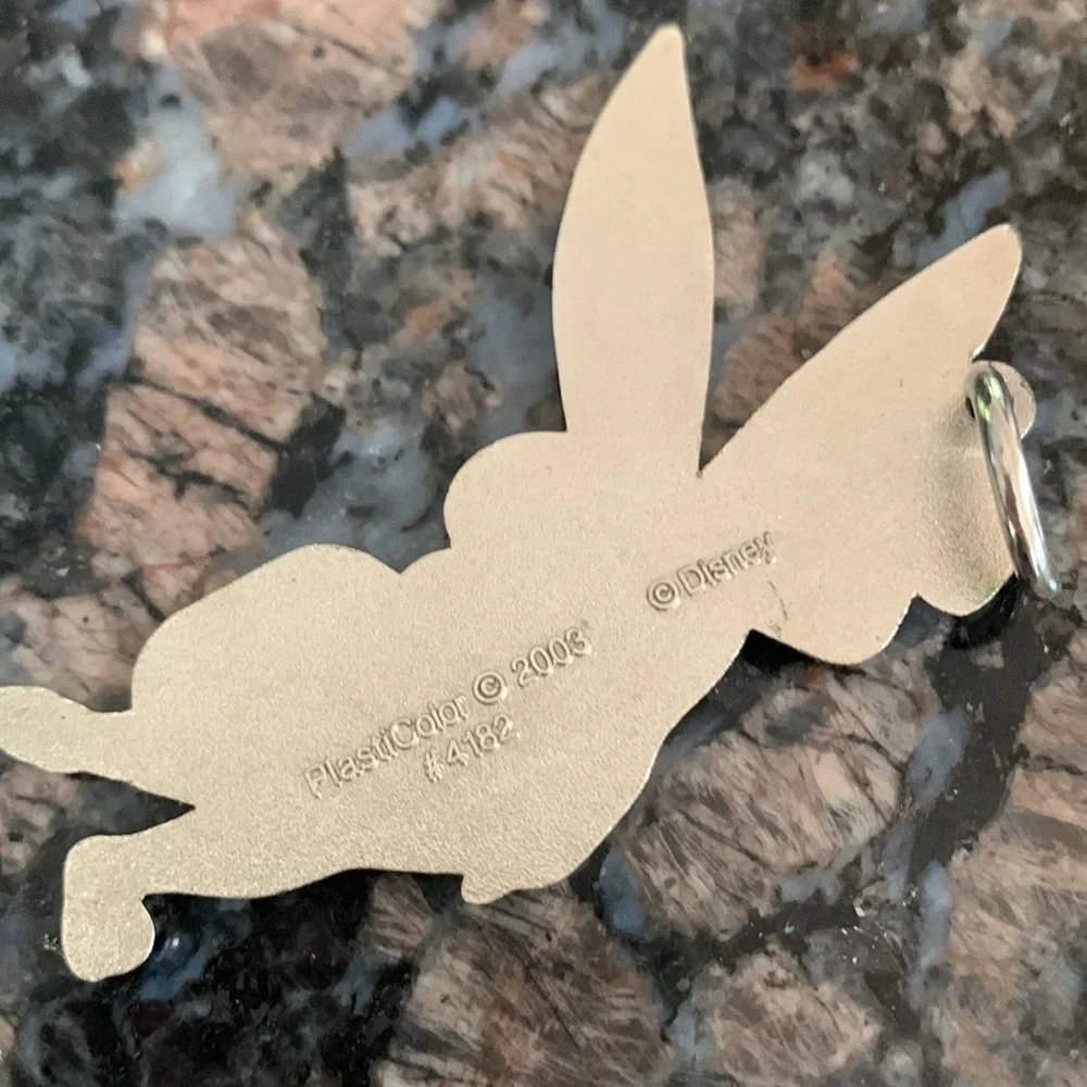 Disney 2003 Tinkerbell Key Chain Charm Peter Pan Perfect Little Flirt Tink
